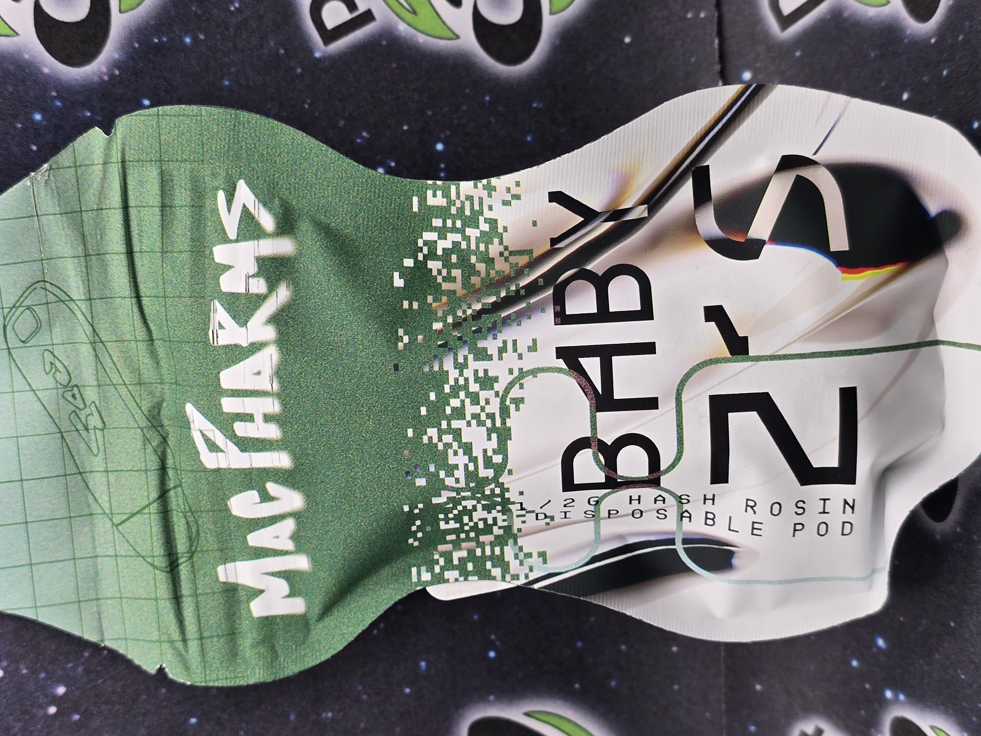 Photograph of product: Mac Pharms | Baby Z's Rosin Disposable