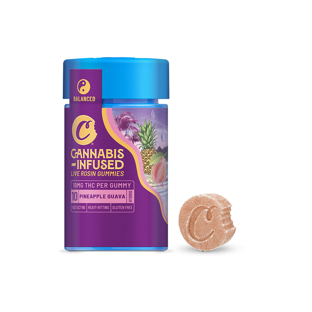 Photograph of product: Cookies - Pineapple Guava - Gummy - 10ct - 100mg