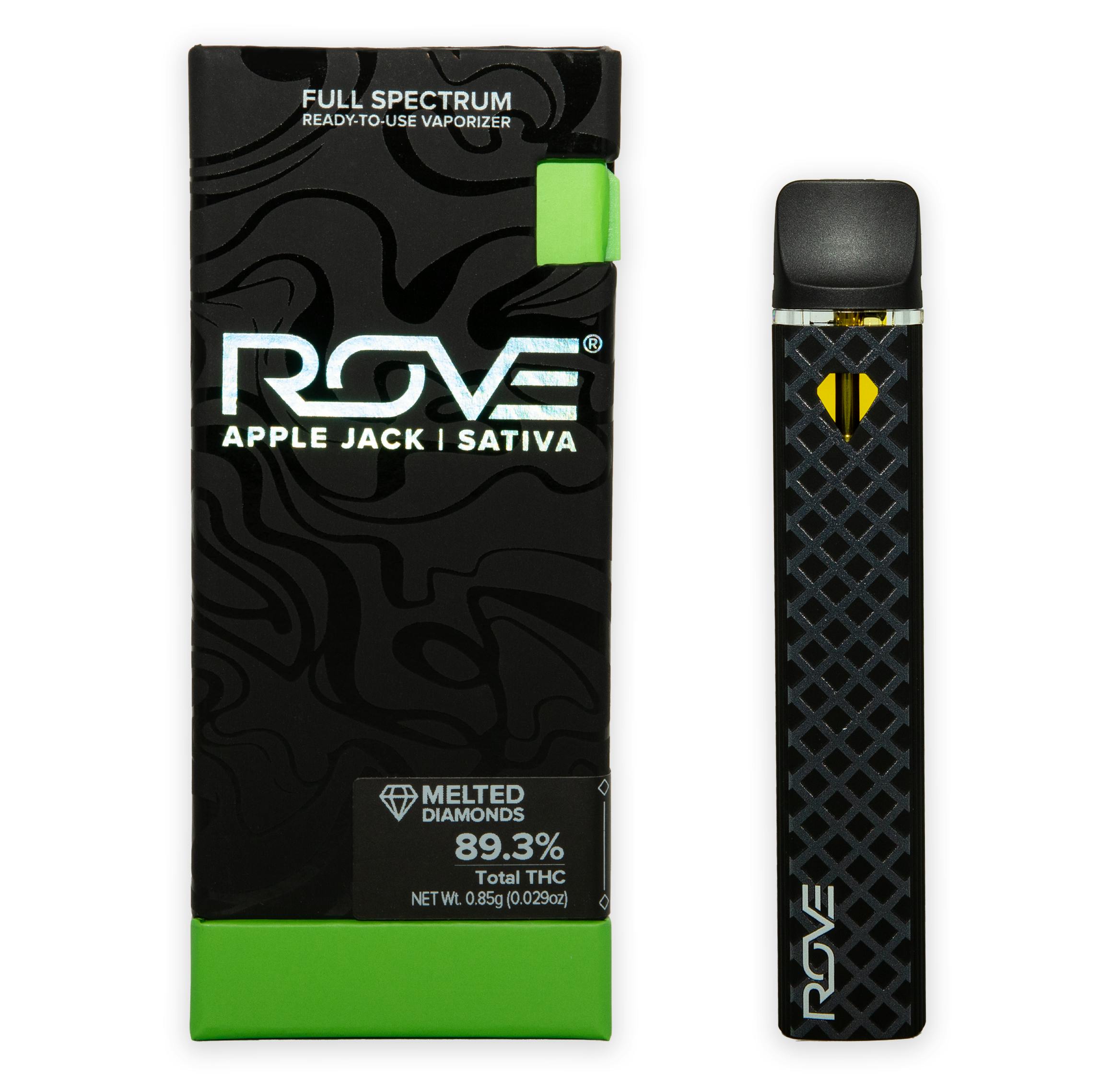 Photograph of product: APPLE JACK RTU DIAMONDS VAPORIZER [850MG]