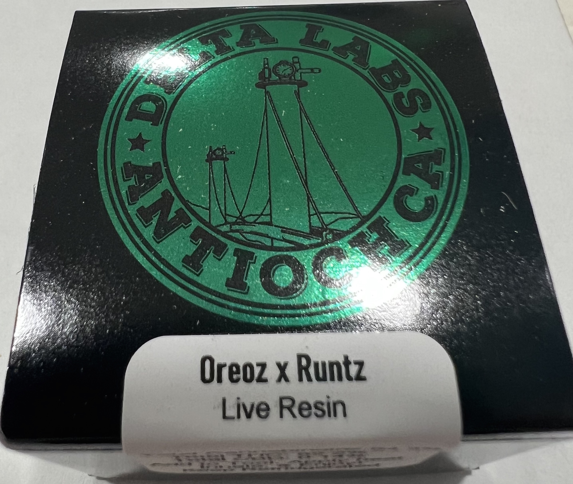 Photograph of product: Delta Family Farms | Oreoz x Runtz | Live Resin | 1G