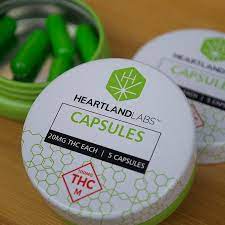 Photograph of product: 100mg - Heartland - FECO - Capsules
