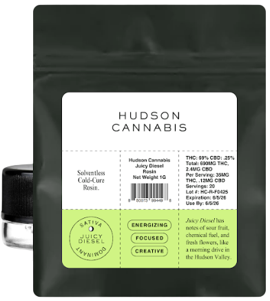 Photograph of product: Cold Cure Rosin Juicy Diesel - Concentrate (1.0g)