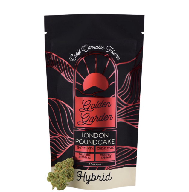 Photograph of product: London Pound Cake I Flower I - 3.5g
