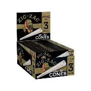 Photograph of product: ZigZag Cones - Ultra-Thin King Size | 3pk