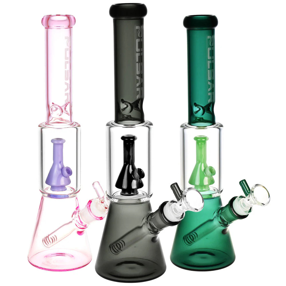 Photograph of product: Pulsar Beaker on Beaker Water Pipe - 11.5" / 14mm | Colors Vary