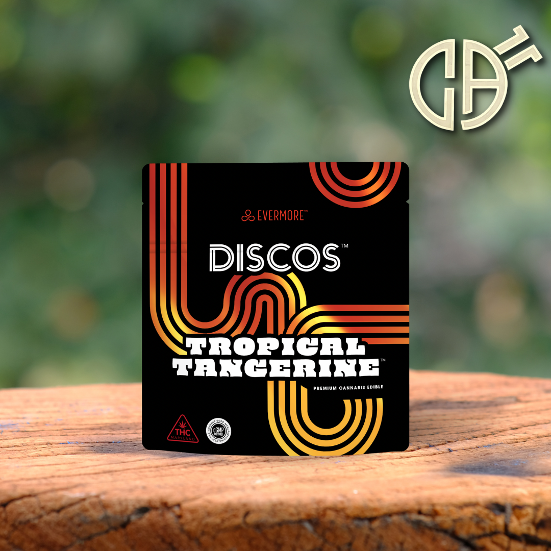 Photograph of product: Discos | Tropical Tangerine "Live Resin" Gummies 10mg - 10pk | 100mg