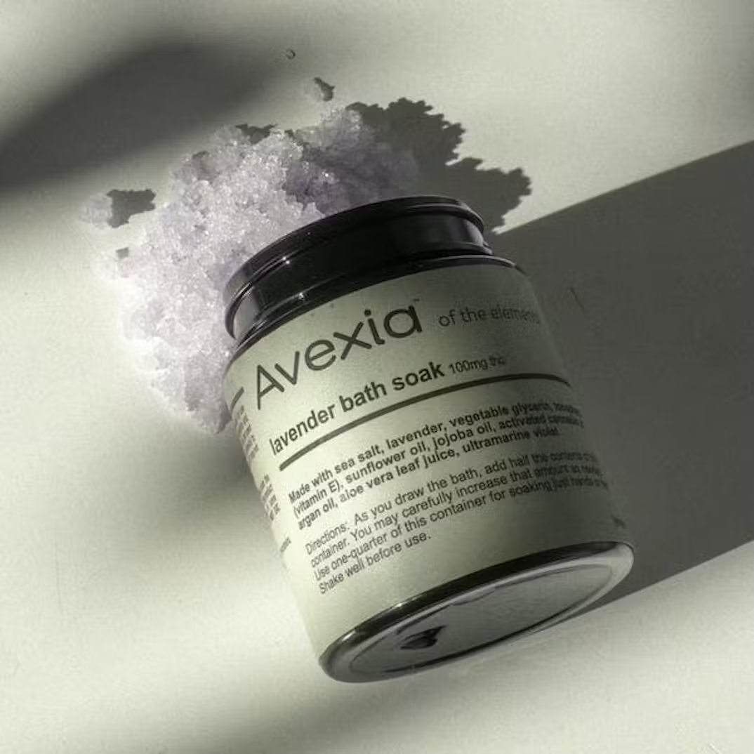Photograph of product: Lavender | 100mg TH-oui | Bath Soak