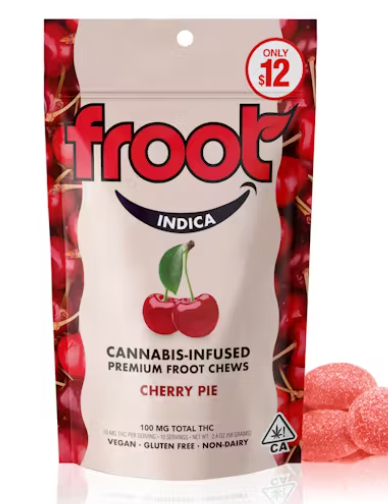 Photograph of product: Cherry Pie [I] | 100MG 10PK TH-oui Gummies | Froot