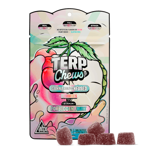 Photograph of product: Forbidden Fruit | 100MG Terp Chews ABX