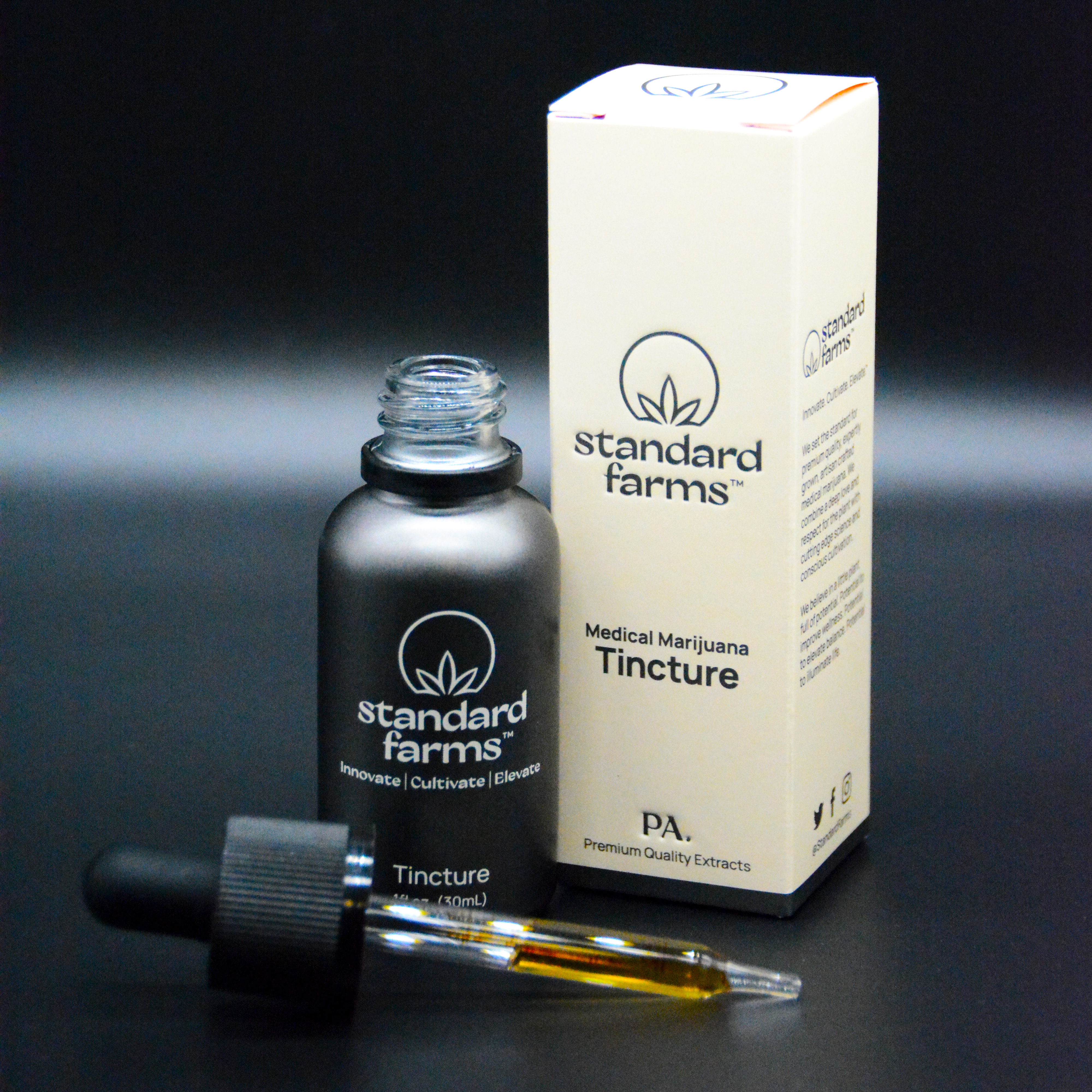 Photograph of Product: 1:1 | 330mg Tincture | 15mL