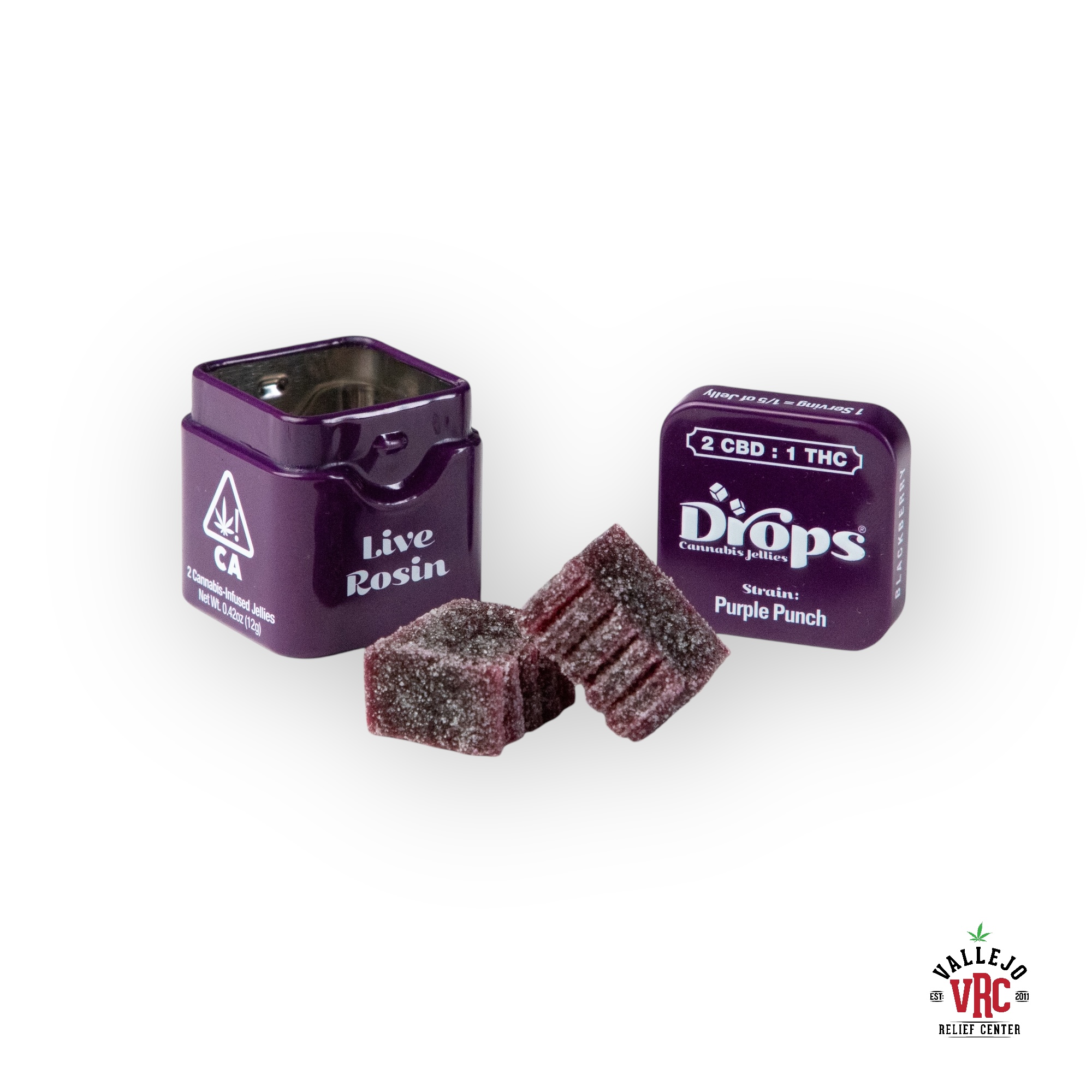 Photograph of product: BLACKBERRY ROSIN 2 CBD:1 TH-oui 2PK