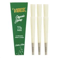 Photograph of product: Vibes - Cones 6ct Organic Hemp