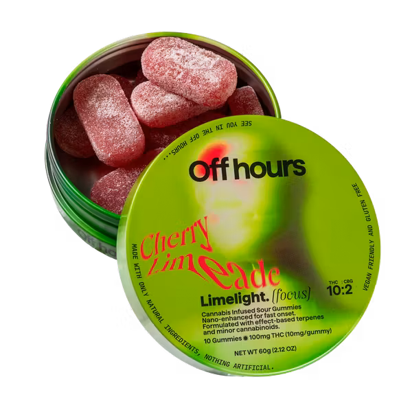Photograph of product: Off Hours | Limelight | Gummies | 10pk | 100mg