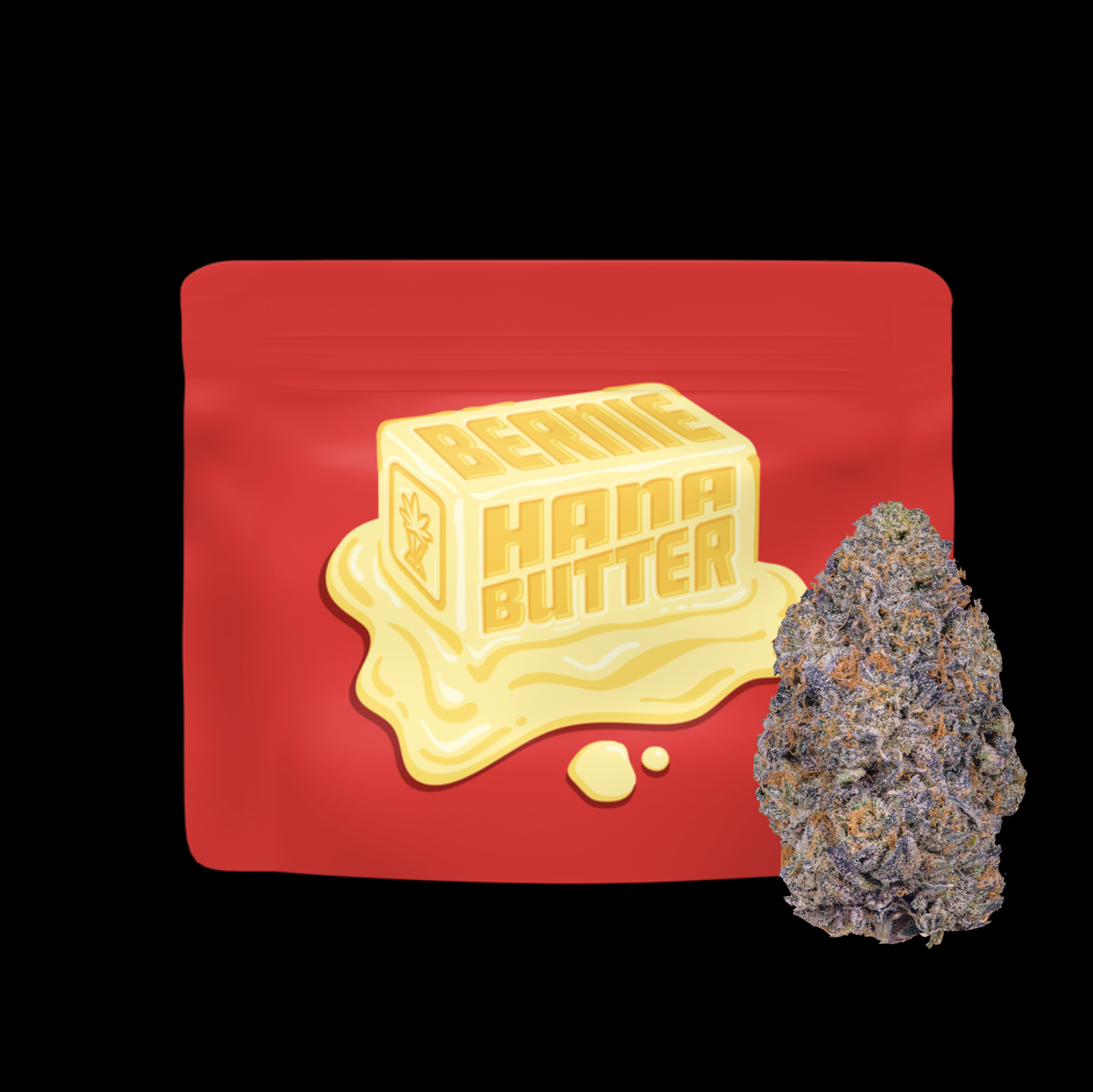 Photograph of product: Cookies Smalls Mylar Bag | Bernie Hana Butter - 7g
