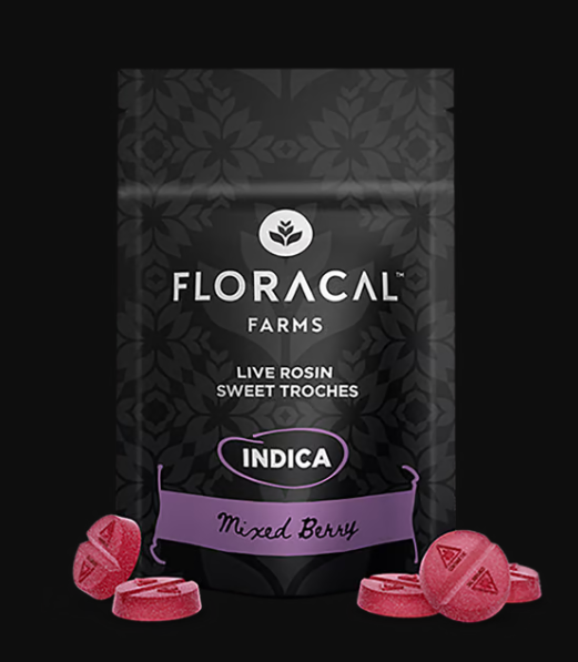 Photograph of product: 10ct/10mg Live Rosin Troches (Mixed Berry)