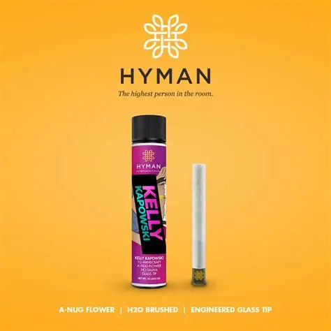 Photograph of product: Hyman Handcrafted Pre Roll Kelly Kapowski - 1g