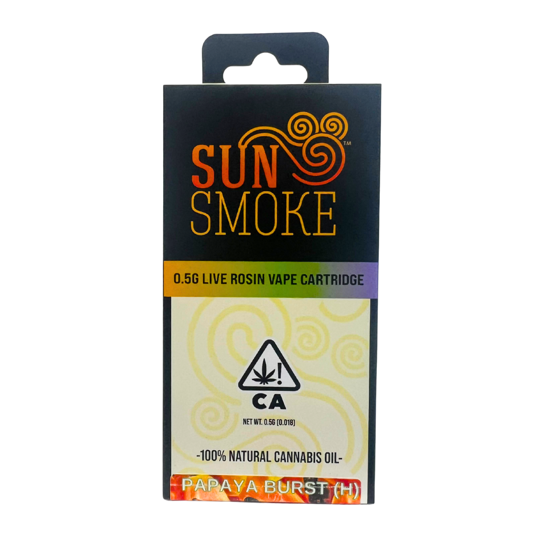 Photograph of product: PAPAYA BURST LIVE ROSIN CARTRIDGE