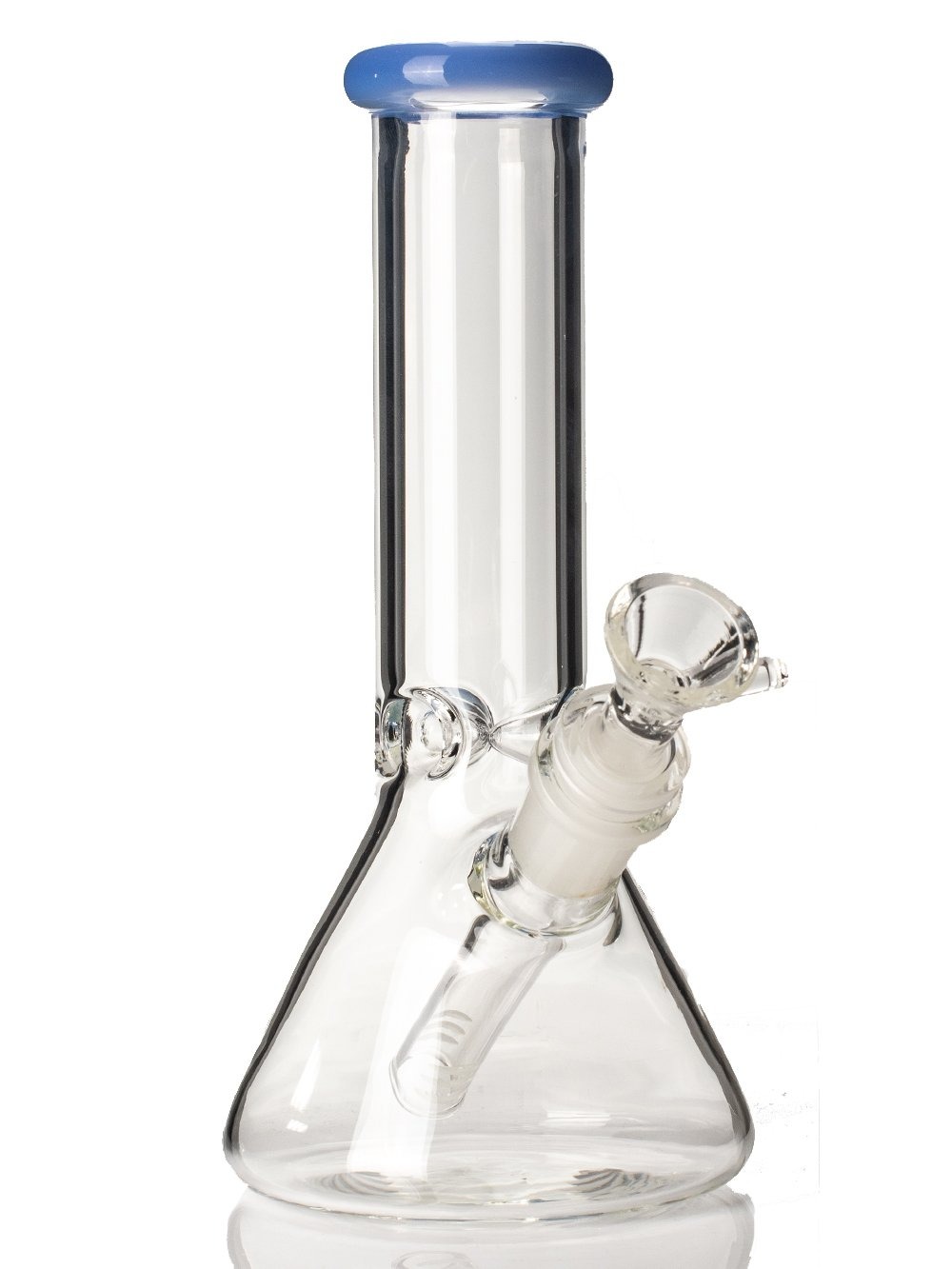 Photograph of product: Colored Rim Beaker | 8" Bong