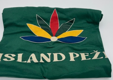 Photograph of product: Island Pezi Short Sleeve Shirt - Evergreen - 3XL