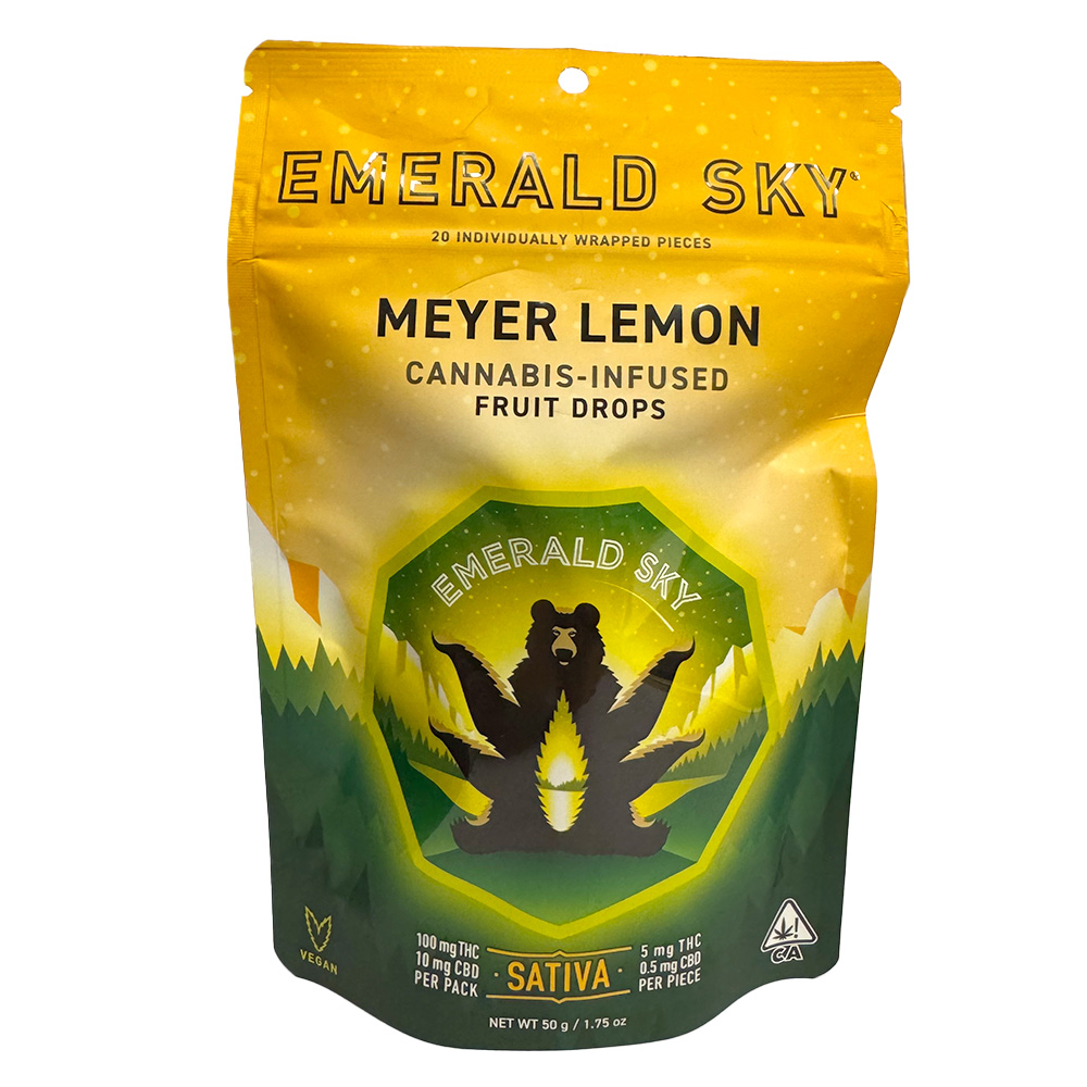 Photograph of product: MEYER LEMON Oui'd HARD FRUIT DROPS 20PK