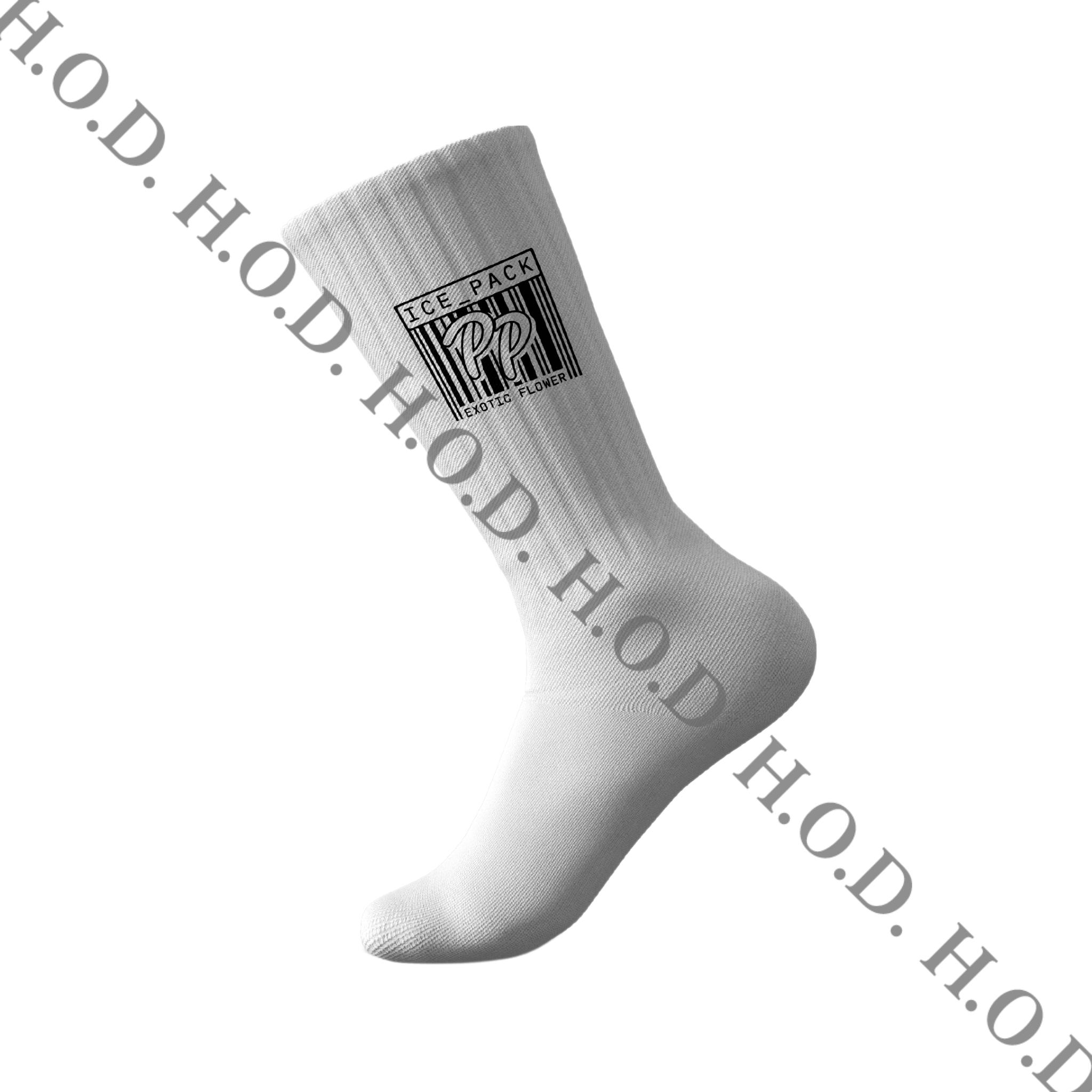 Photograph of product: Pressure Pack x Ice Pack White/Black B.Code Socks