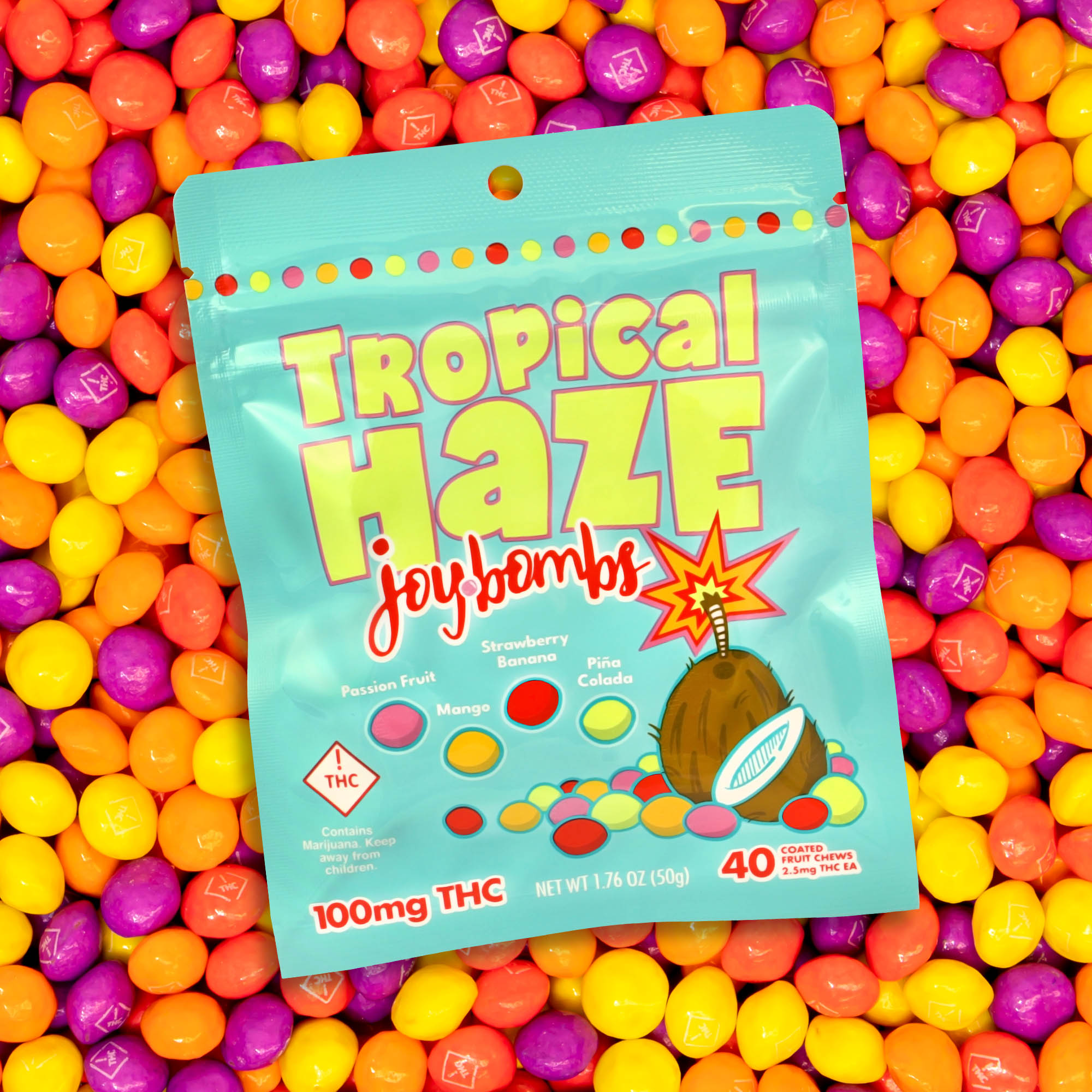 Photograph of product: Joy Bombs - Joyibles - - Tropical Fruit