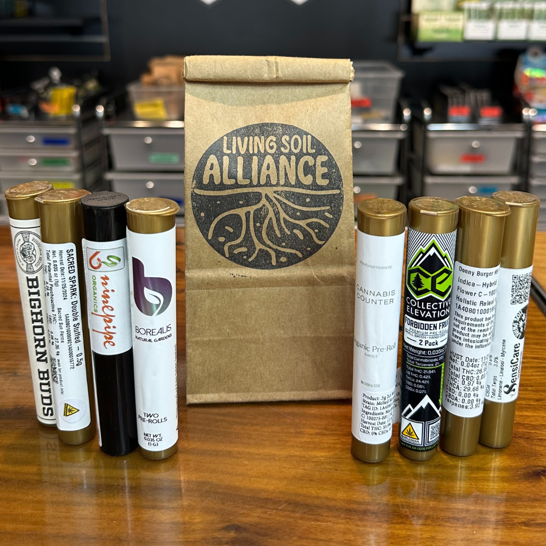 Photograph of product: Prerolls (8 Pack) | LSA Flight Pack