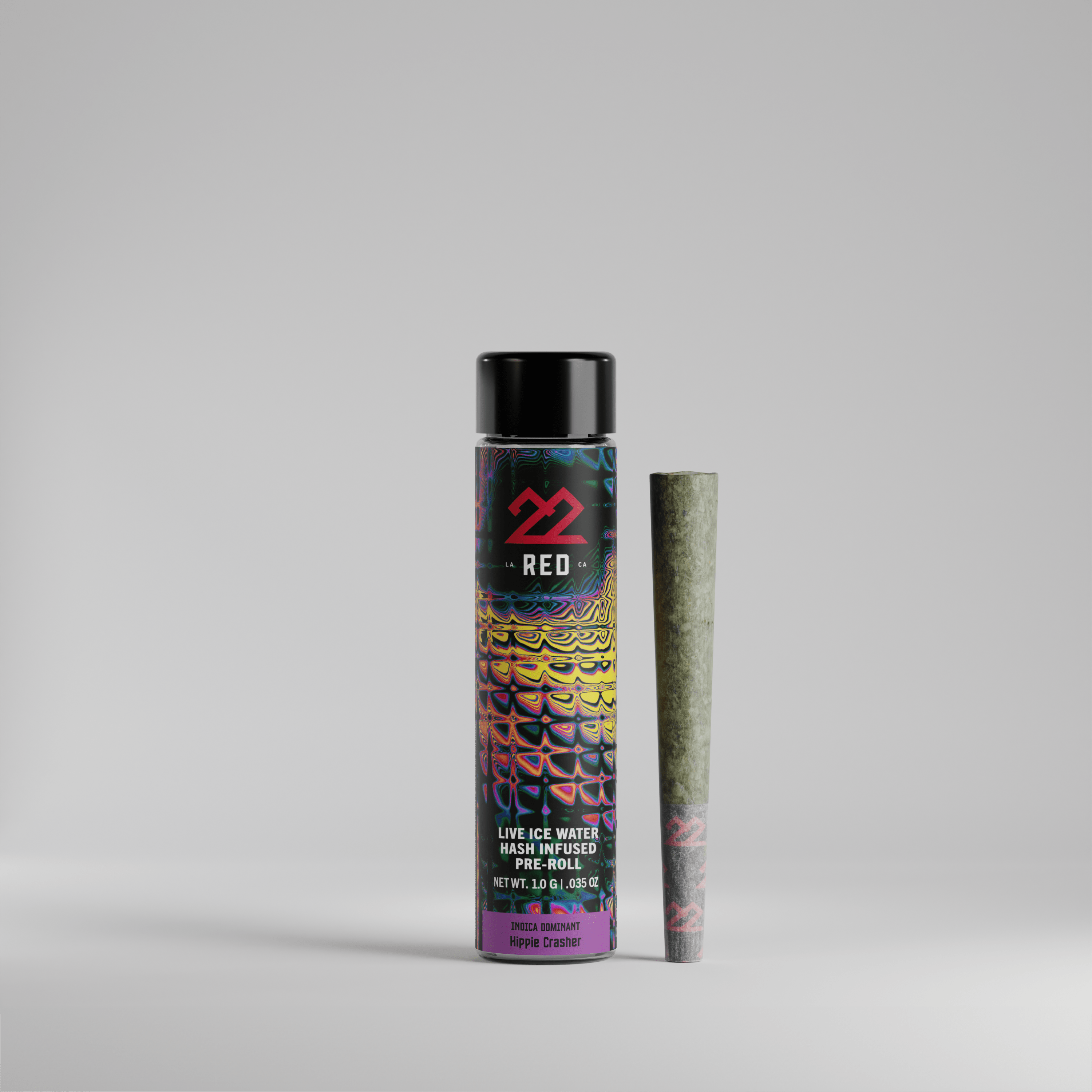 Photograph of product: 22RED - PREROLL INFUSED LIVE au chocolat - 1G - BLUE MONACO - HYBRID