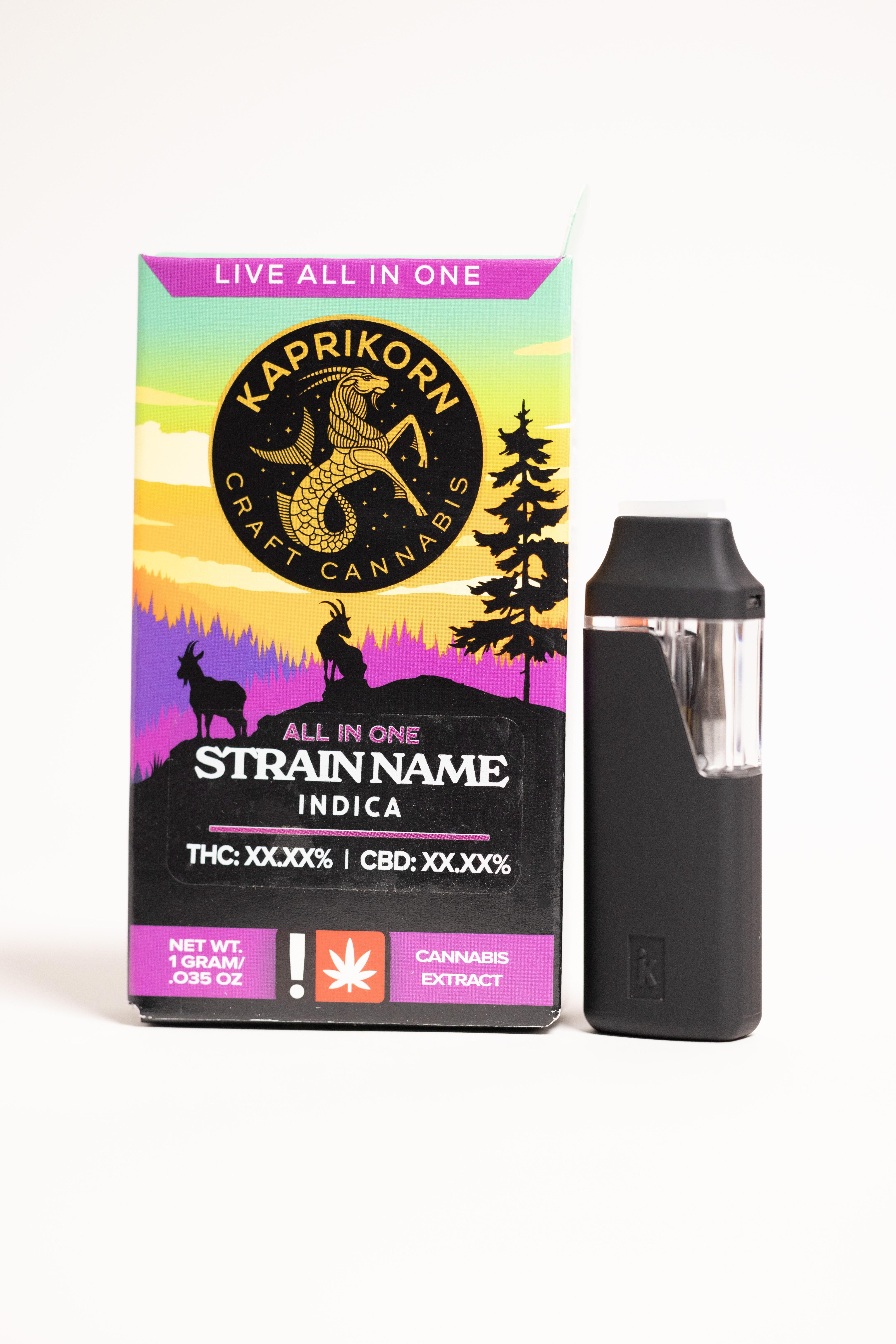 Photograph of product: Kaprikorn | Gary Eyes All-In-One Live Resin Vape