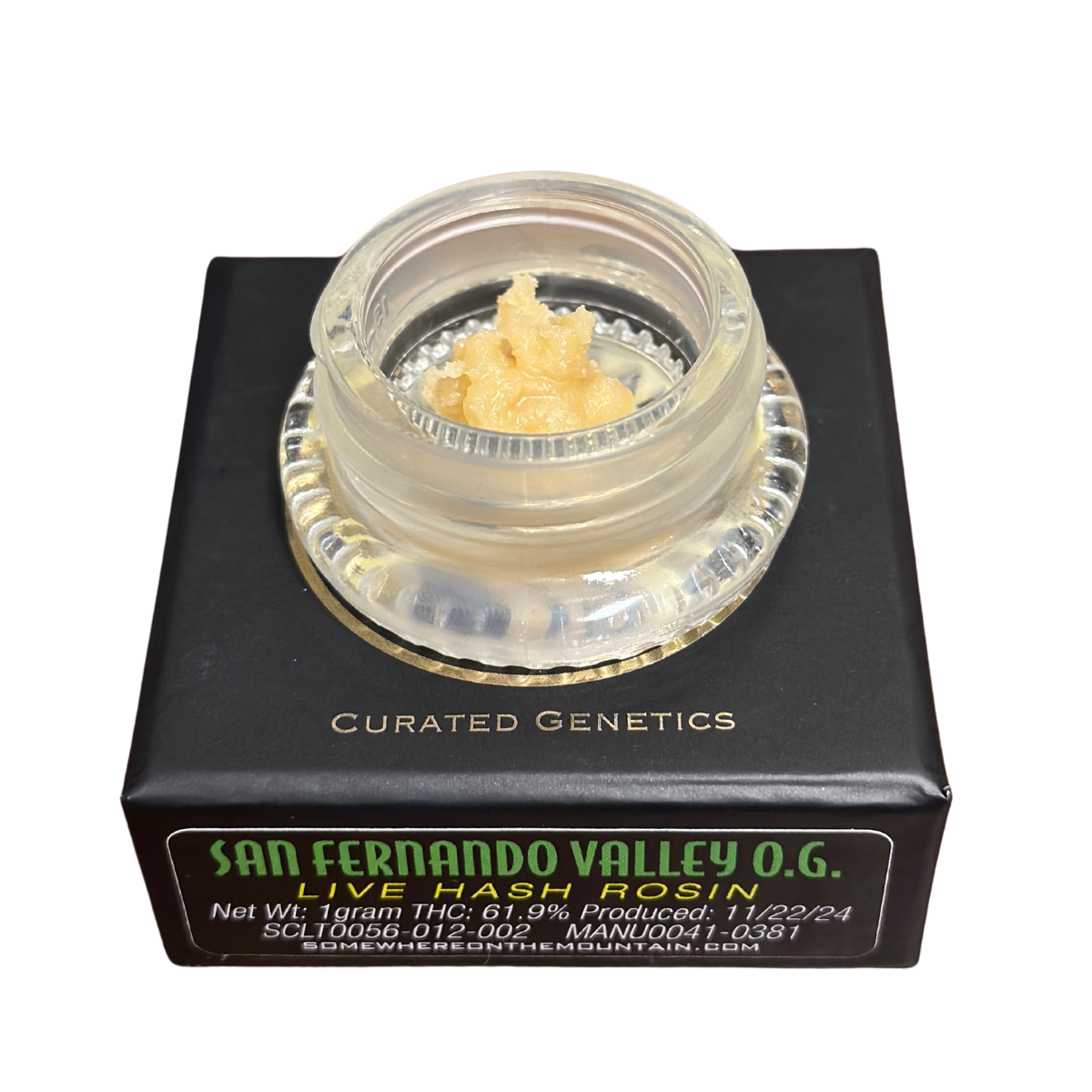 Photograph of product: Birdman - San Fernando Valley OG - 1G Live Rosin