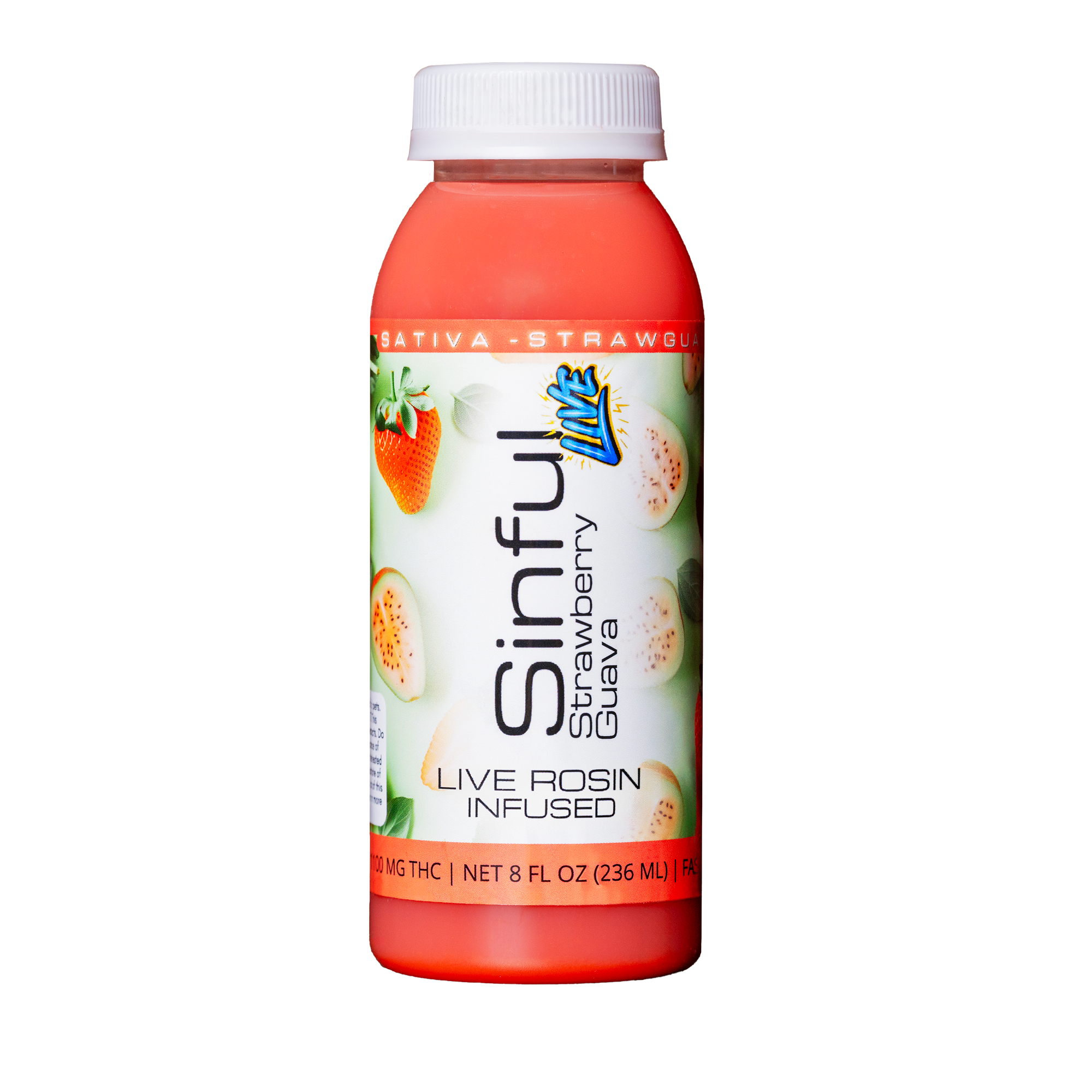 Photograph of product: Drink | Sinful | LR Strawberry Guava 8oz