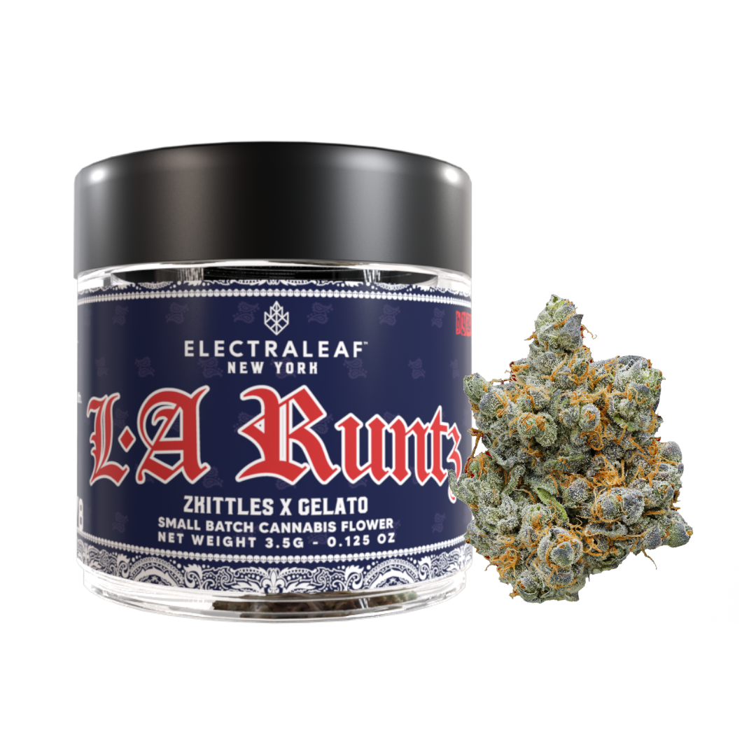 Photograph of product: Electraleaf | LA Runtz flower, jar 3.5g