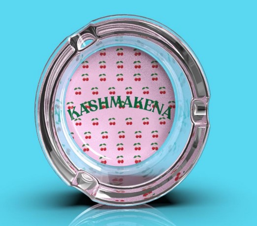 Photograph of product: KashMakena - Glass Ashtray - Assorted Designs