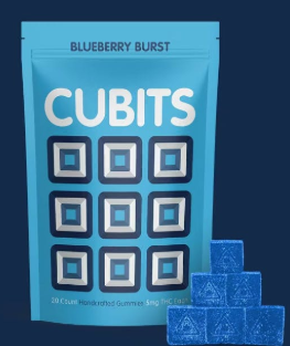 Photograph of product: CUBITS - Edibles Blueberry Burst 5mg 20 pack [H]