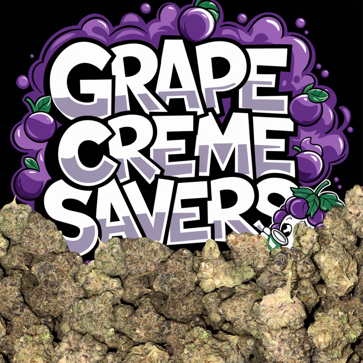 Photograph of product: Grape Creme Savers | Tier Six - 28g