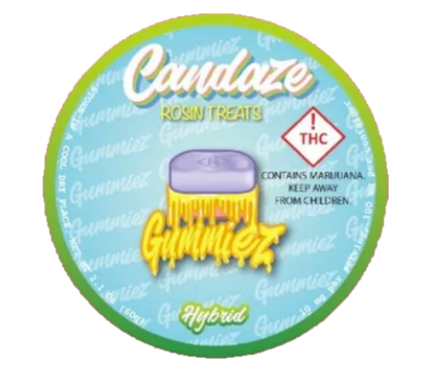 Photograph of product: Candaze Dipz Strawberry Shortcake Rosin Gummy/White Chocolate 100mg