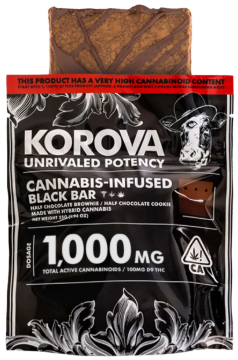 Photograph of Product: Black Bar (100mg) Brownie [H]