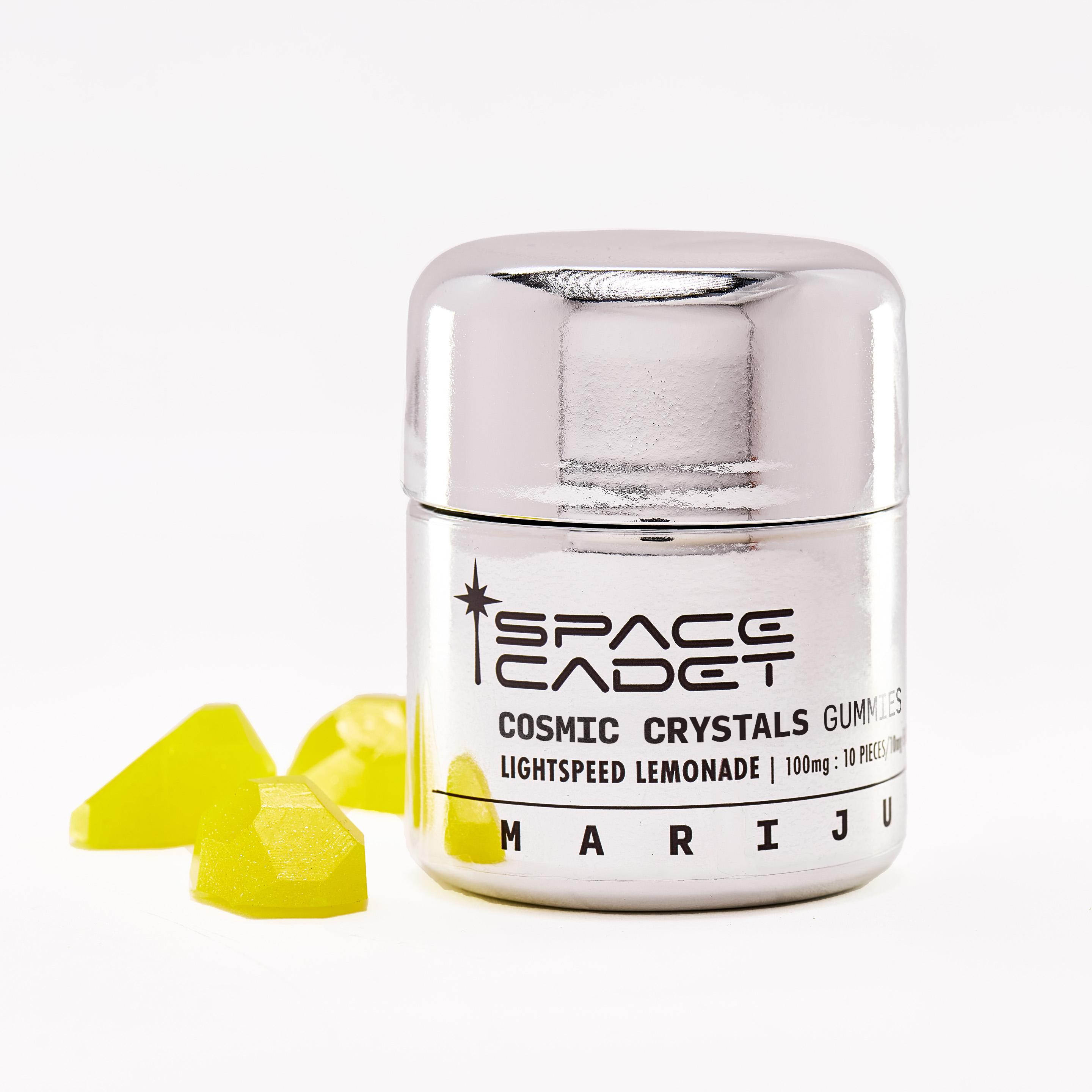 Photograph of Product: Lightspeed Lemonade Cosmic Crystals Gummies (100mg)