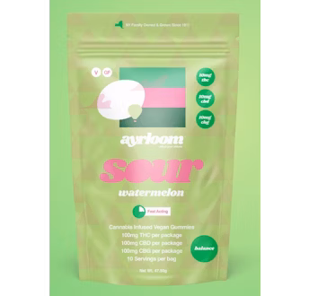 Photograph of product: Ayrloom | Sour Watermelon 10pk Gummies, 100mg