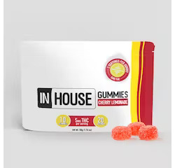 Photograph of product: Cherry Lemonade Gummies (H) Fast Acting Full Spectrum | 100mg