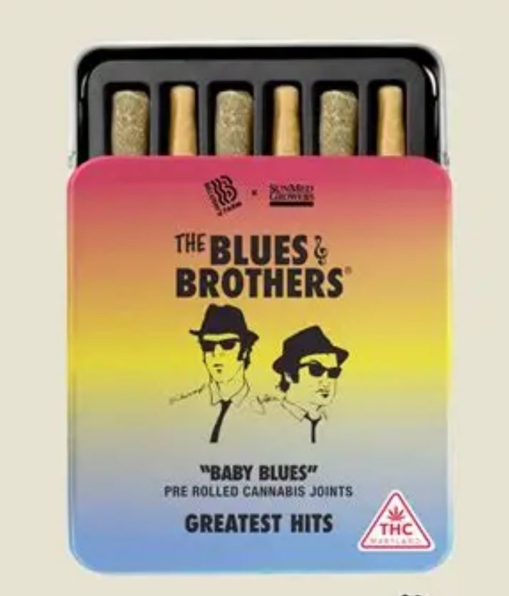 Photograph of product: The Blues Brothers au chocolatburger Pre-Roll (6-pack) 1.5g