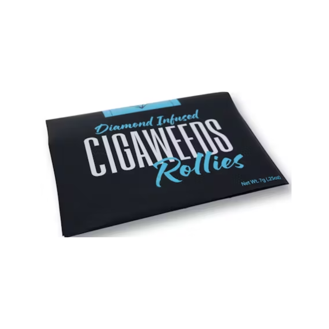 Photograph of product: Grape Cream Diamond Infused Rollies (H) | 7g