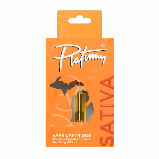 Photograph of product: Platinum Vape - Cartridge 1g - Raspberry Crave - Oui'd