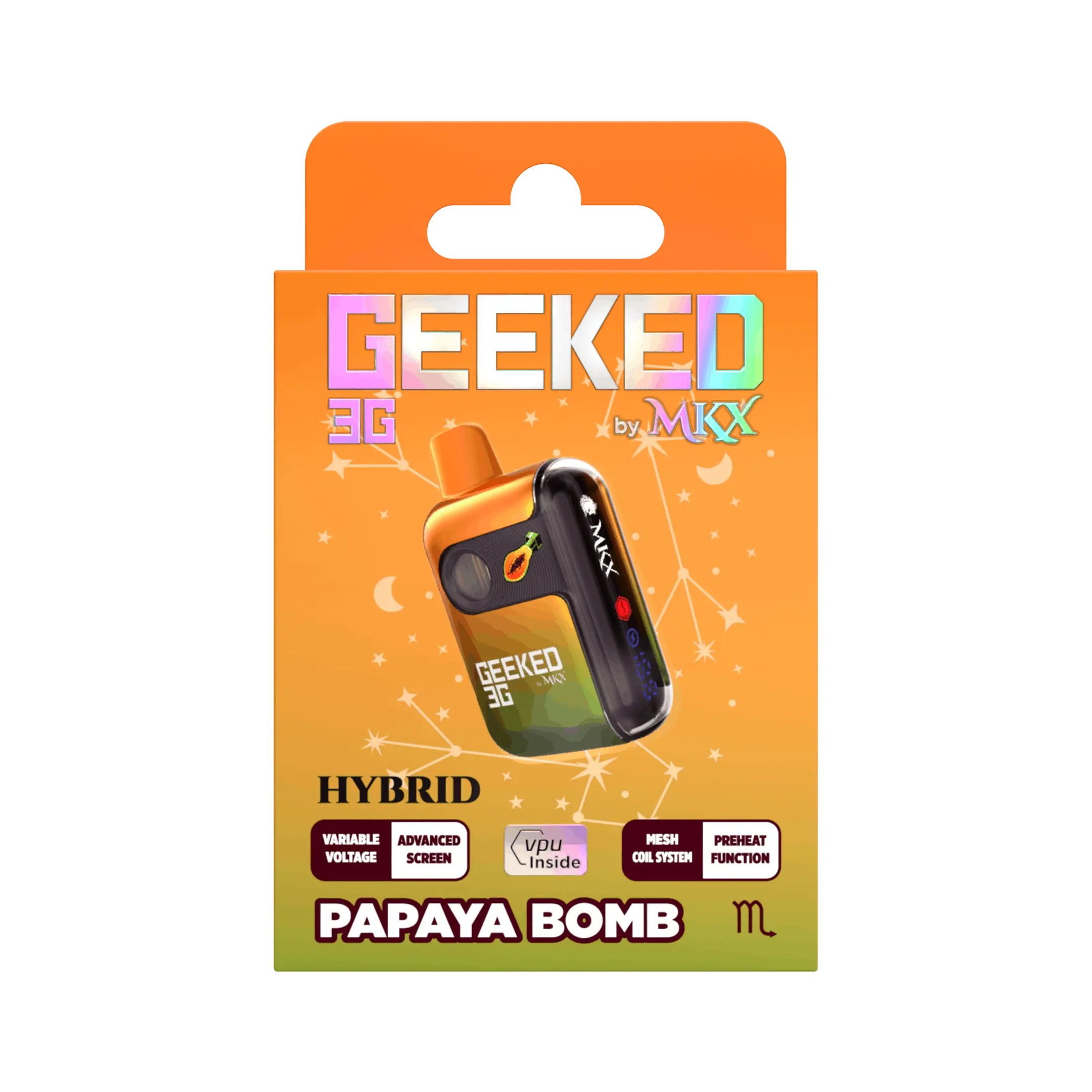 Photograph of product: MKX | Papaya Bomb | Disposable GEEKED