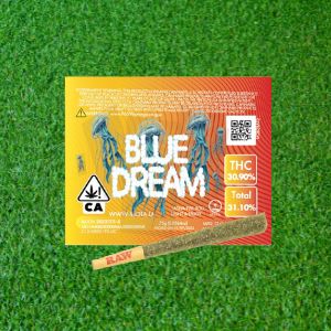 Photograph of product: Mota .75g Pre-Roll Blue Dream