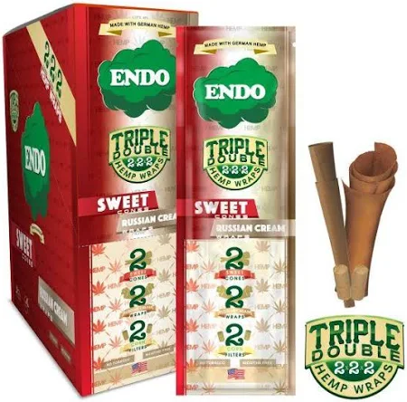 Photograph of product: ENDO | HEMP WRAPS - PANAMA CANE | 4PK