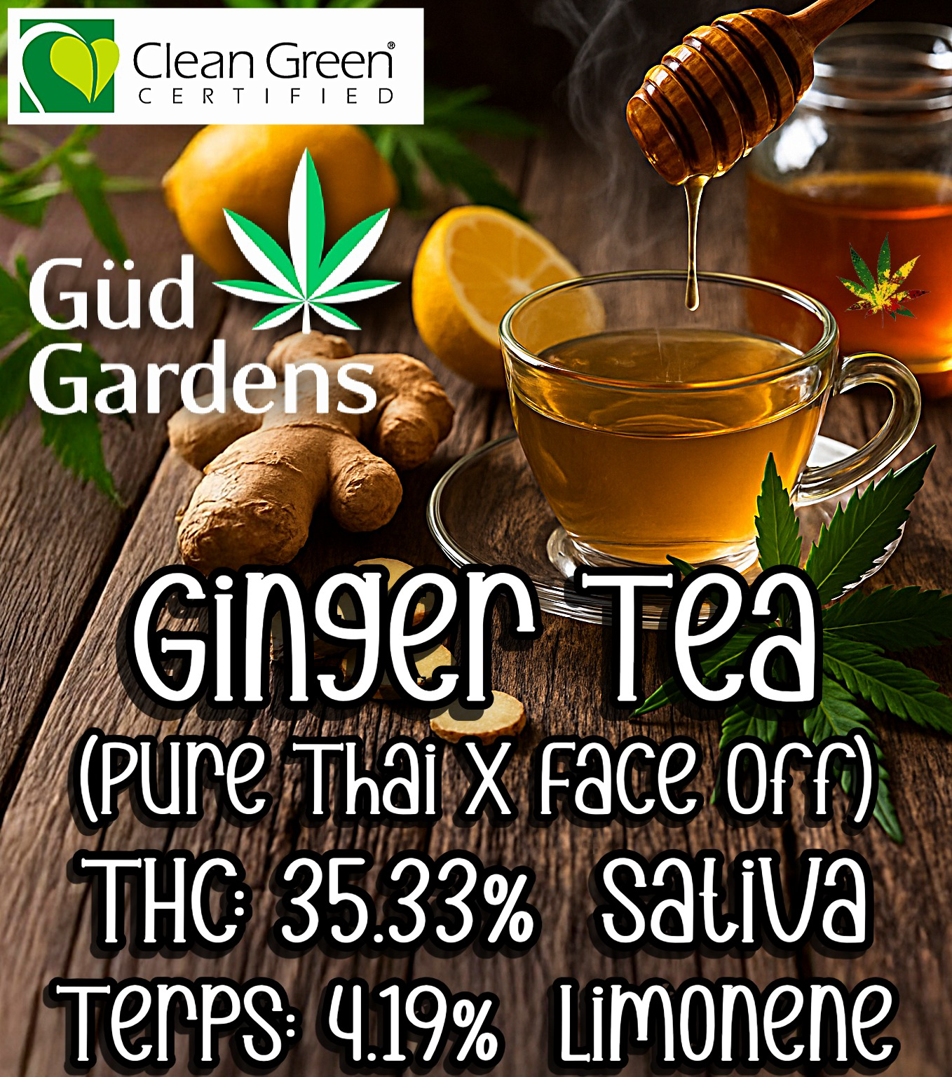 Photograph of product: Ginger Tea (Gud Gardens) - 28g