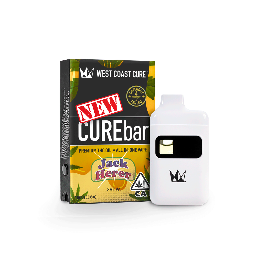 Photograph of product: WEST COAST CURE - CUREBAR 2.0 ALL-IN-ONE - JACK HERER 1G