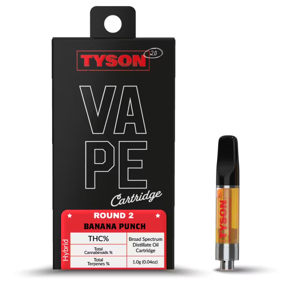 Photograph of product: Tyson 2.0 | Cartridge | Banana Punch