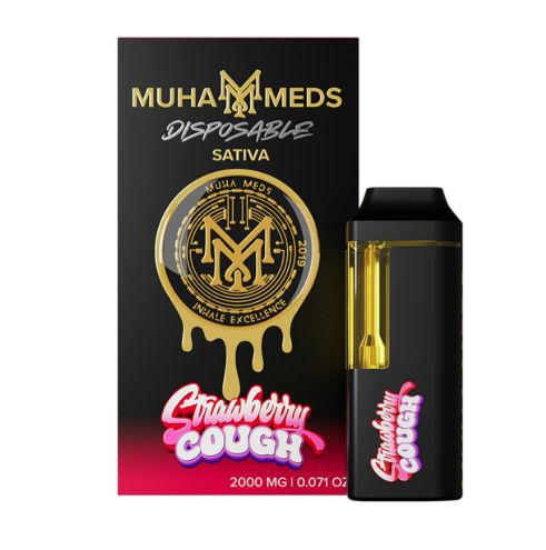 Photograph of product: Muha Meds - Disposable - - Strawberry Cough